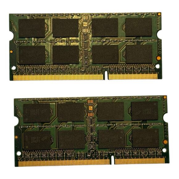 Micron 4GB (2 x 2GB) 2Rx8 PC3-8500s-7-10-F1 DDR3 MEMORY MT16JSF25664HZ-1G1F1 - Picture 2 of 2